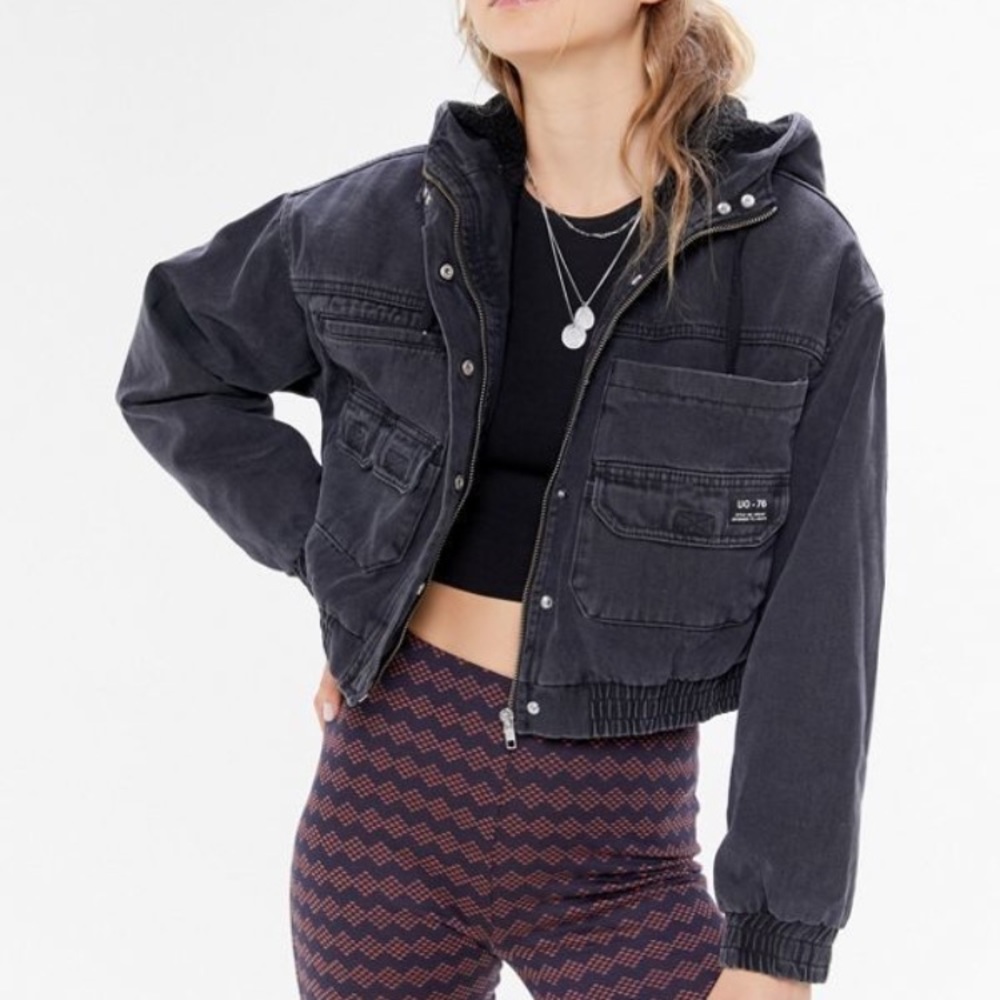 BDG Jared Sherpa Lined Utility Jacket